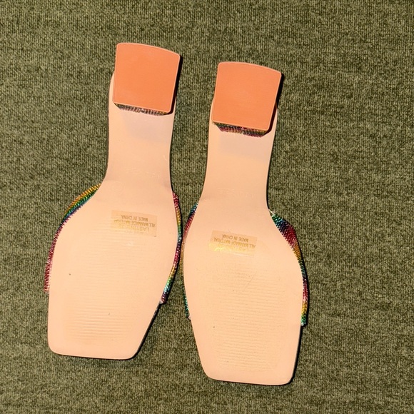 Rogue Multicolor Striped Mules - Picture 3 of 4